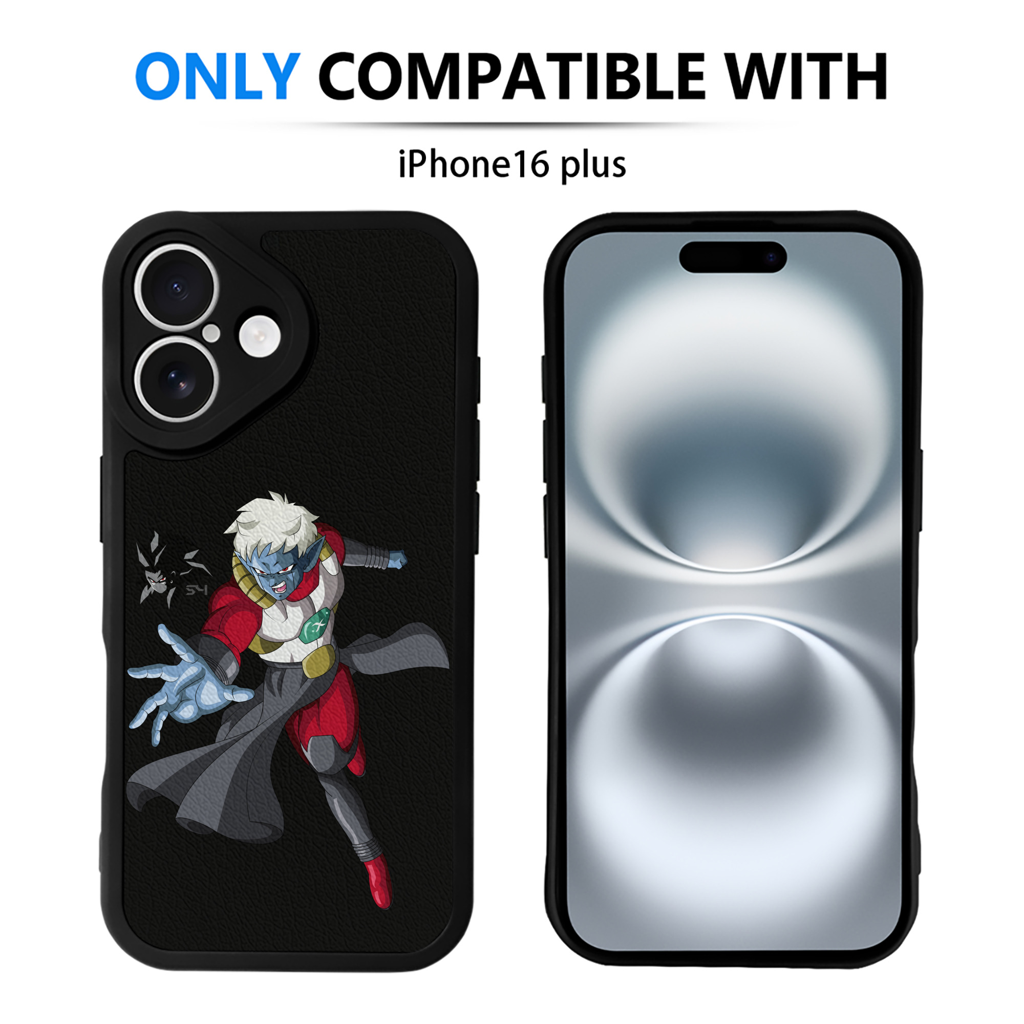（画像用） ドラゴンボール DRAGON BALL 【iPhone 16シリーズ対応】シリコンスマホケース（レザー調） 材質：シリコン